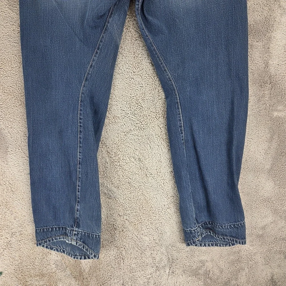 Vintage Levis Engineered Jeans Mens 33x32 Blue Twisted Button Fly Medium Wash